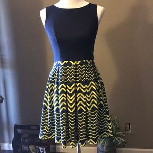 Blue and yellow Xhilaration dress